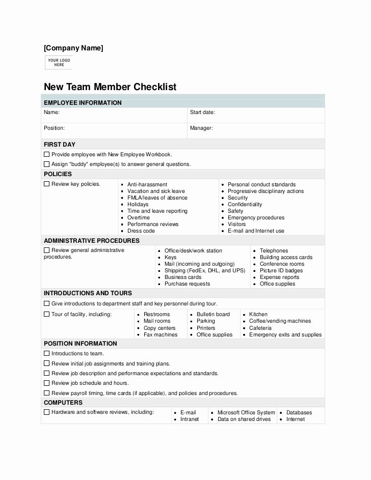 Failed Background Check Letter Template New New Employee Check List