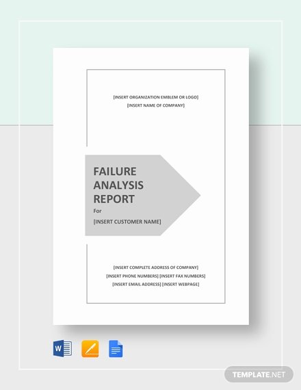 Failure Analysis Report Template Doc Fresh 9 Editable Failure Analysis Templates Pdf Word