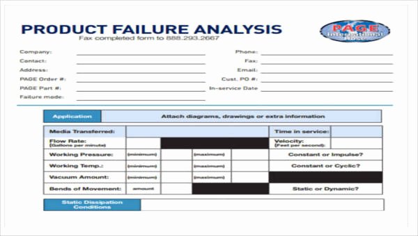 Failure Analysis Report Template Doc | Peterainsworth