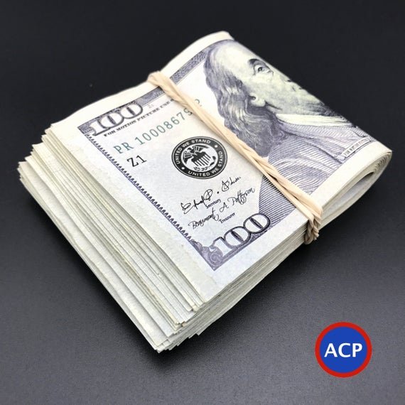 Fake 1000 Dollar Bill Printable Best Of 100 Dollar Bills Fat Band Stack 2000 Dollars Best