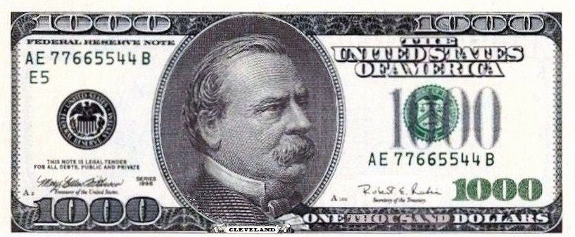 Fake 1000 Dollar Bill Printable