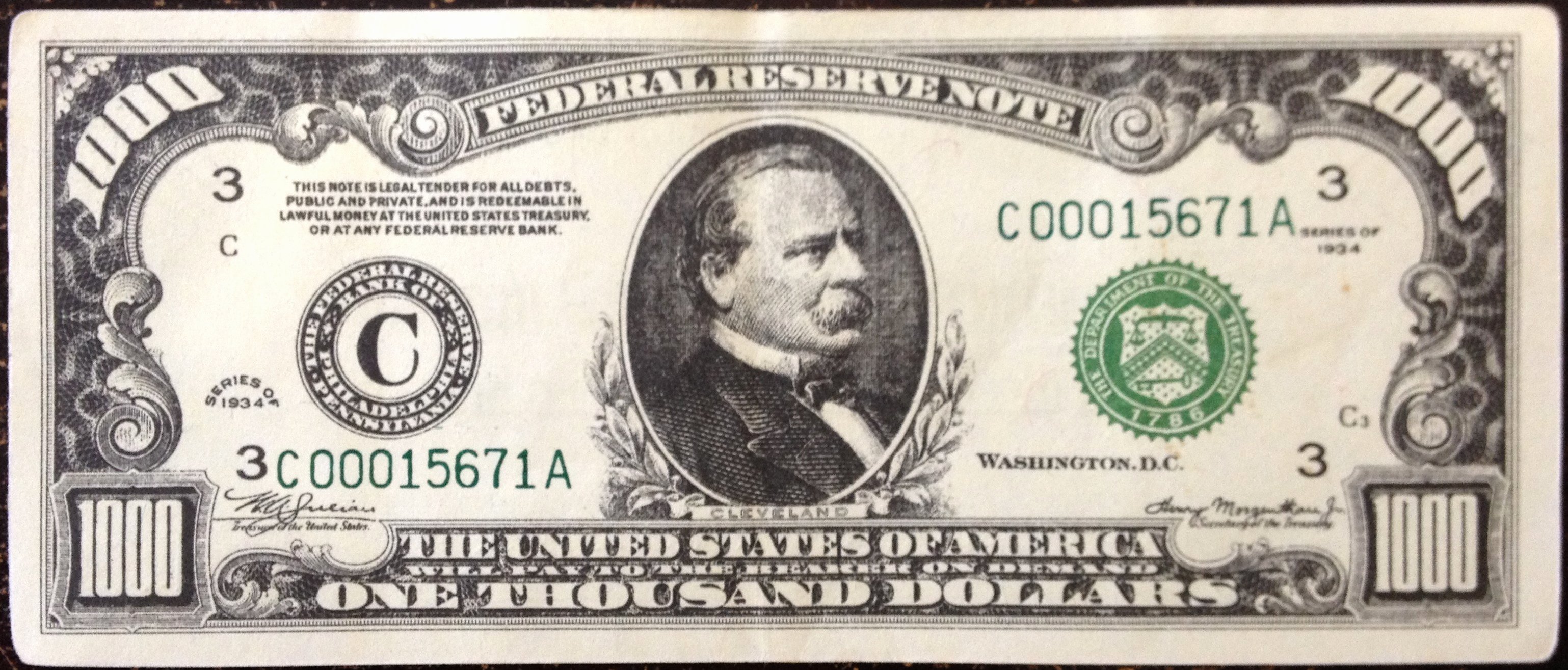 Fake 1000 Dollar Bill Printable Inspirational Kd Currency Inc $500 &amp; $1000 Federal Reserve Notes