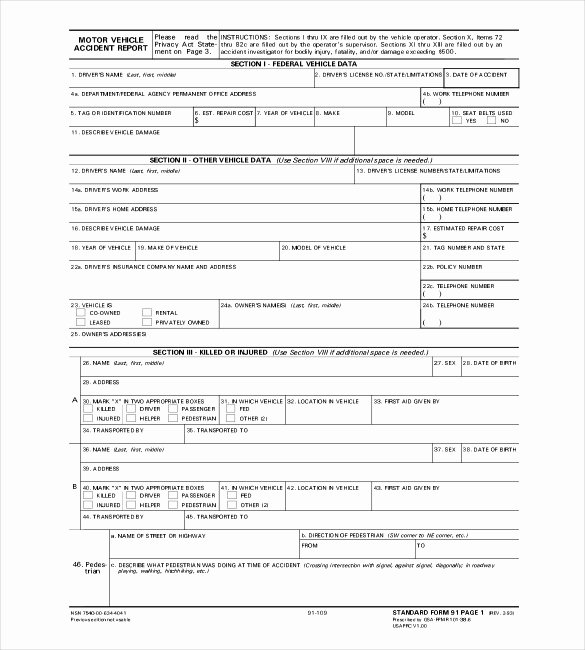 Fake Accident Report Template Inspirational 19 Sample Police Report Templates Pdf Doc