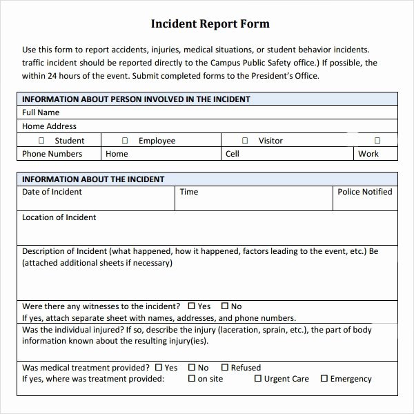 Fake Accident Report Template Lovely Sample Police Report 5 Documents In Pdf