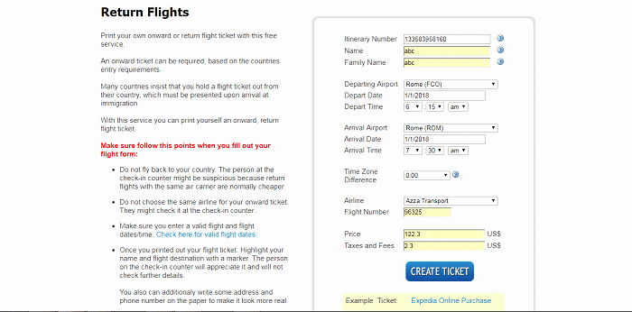 Fake Airline Ticket Generator Unique 3 Websites to Generate Fake Airline Tickets or Boarding Passes