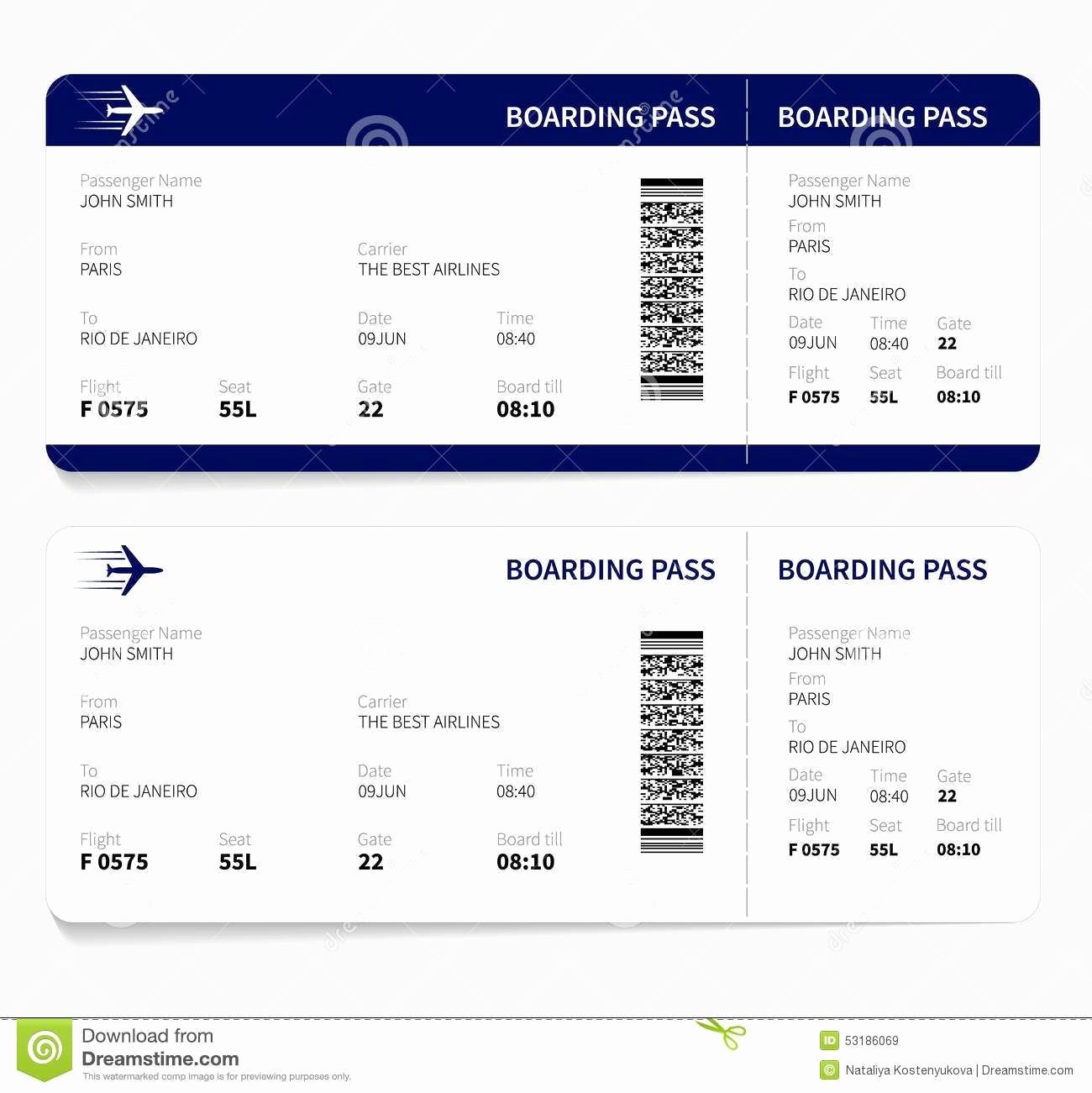 Fake Airline Ticket Template Beautiful Airline Ticket Template Free Sample Customer Service