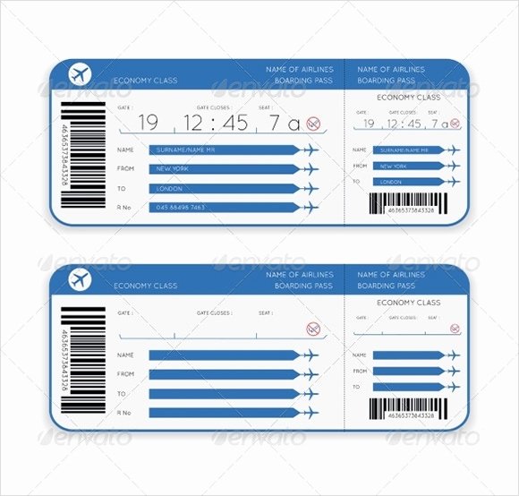 Fake Airline Ticket Template Luxury Boarding Pass Template 9 Download Documents In Pdf