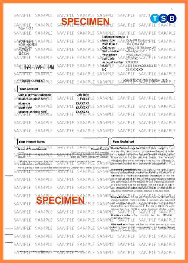 Fake Bank Statement Template Elegant 5 Fake Bank Statement Template