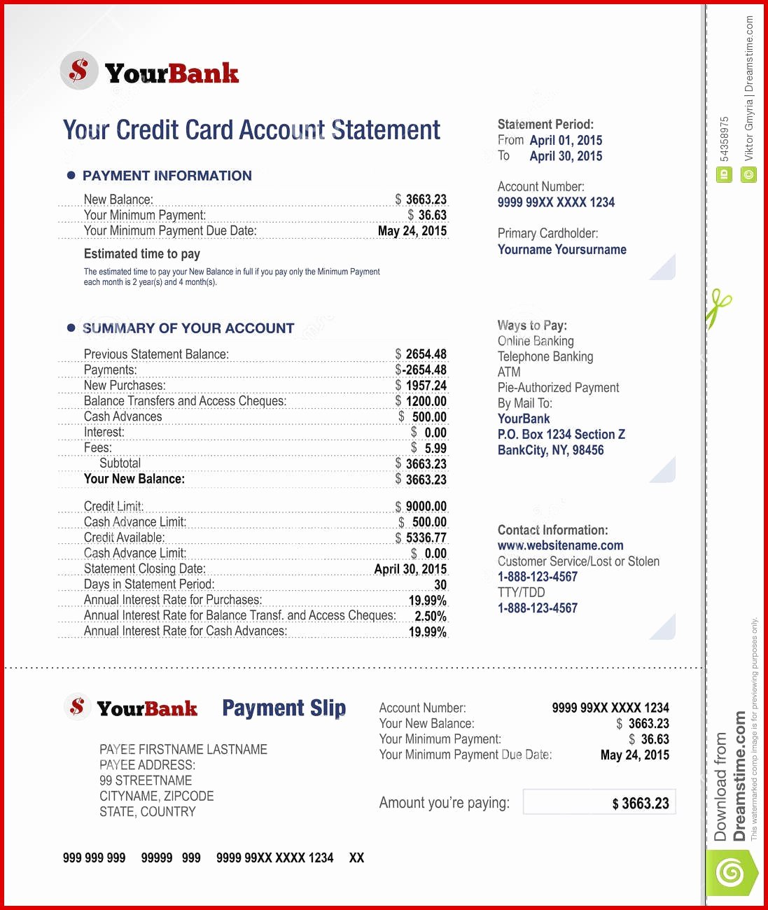 Fake Bank Statements Templates Download Lovely Fake Bank Account Statement Creator