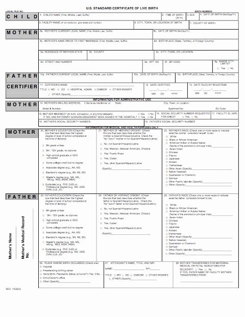 Fake Birth Certificate Template Best Of 15 Birth Certificate Templates Word &amp; Pdf Template Lab