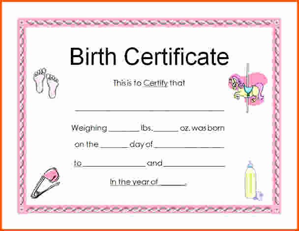 Fake Birth Certificate Template Luxury Fake Birth Certificate Maker