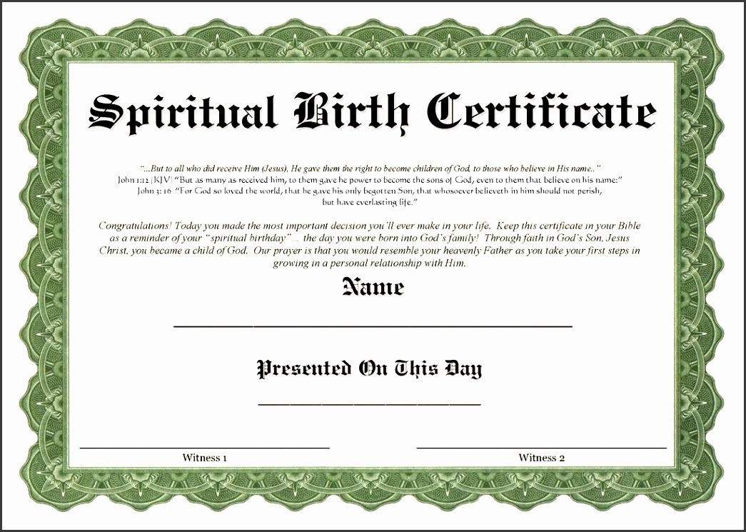 Fake Birth Certificate Template New 6 Birth Certificate Templates Sampletemplatess