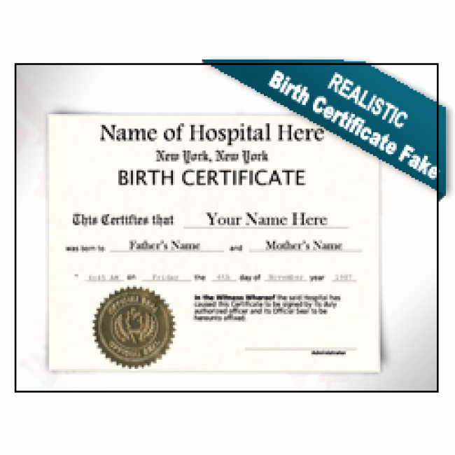 Fake Birth Certificate Template New Fake Birth Certificate Fake Certificate Of Birth