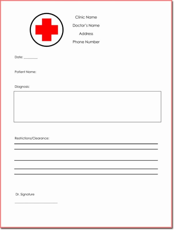 Fake Car Title Templates Awesome Free Fake Doctors Note Template Download