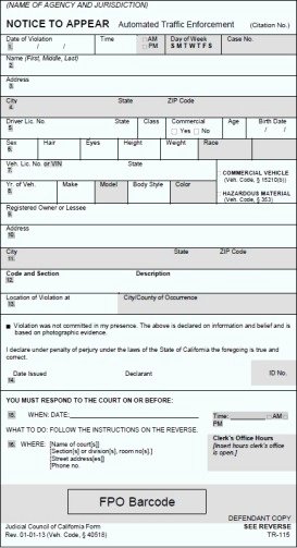 Fake Car Title Templates Best Of Fighting Your Ticket Red Light Cameras In California