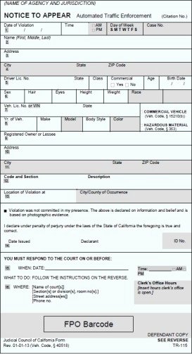 Fake Car Title Templates Best Of Fighting Your Ticket Red Light Cameras In California