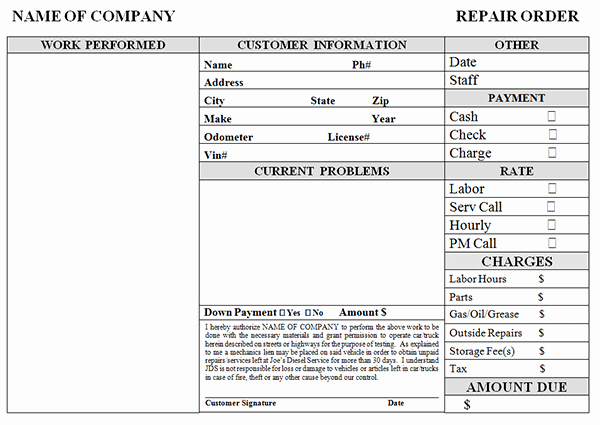 Fake Cell Phone Bill Template Best Of Auto Repair Invoice Template