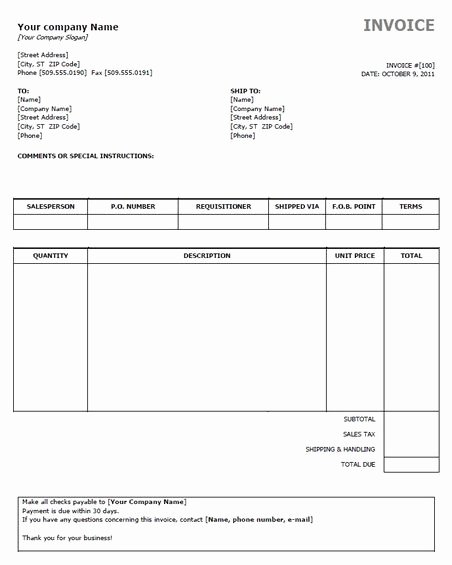 Fake Cell Phone Bill Template Unique Fake Invoice Template Editable the 10 Reasons tourists