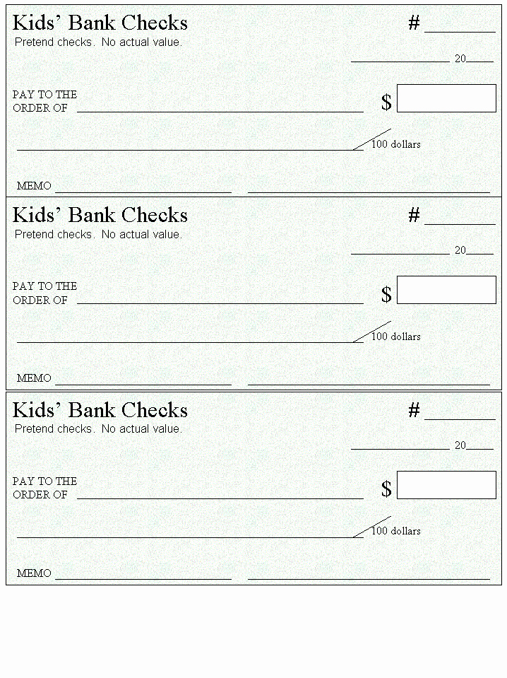 Fake Check Template Fresh Fake Check Template Faith In God for Girls