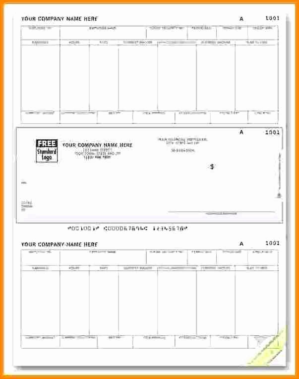 Fake Check Template Lovely 11 Free Fake Paycheck Stubs Templates