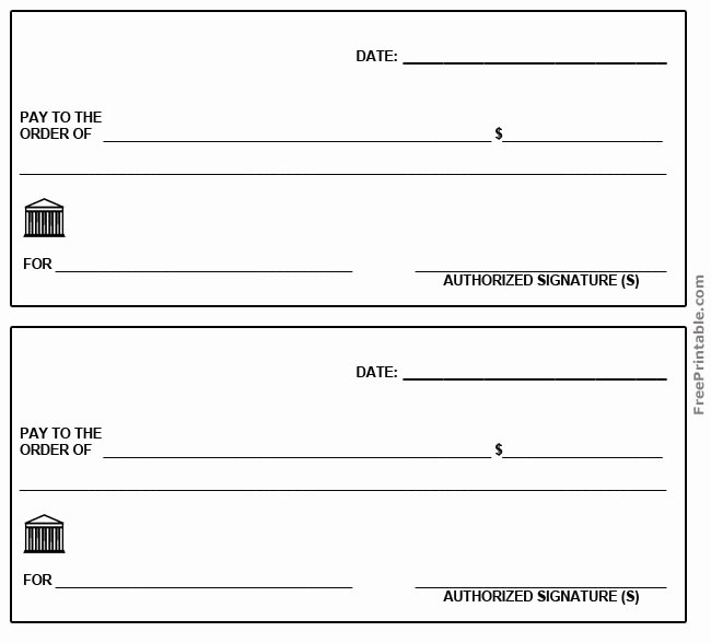 Fake Check Template Microsoft Word Beautiful Free Printable Blank Check Template