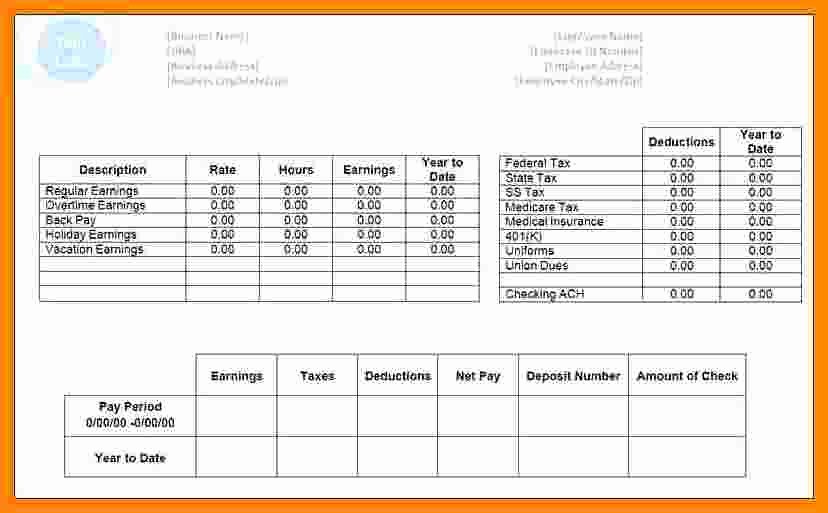 Fake Check Template Microsoft Word Inspirational 8 Payroll Check Template Free