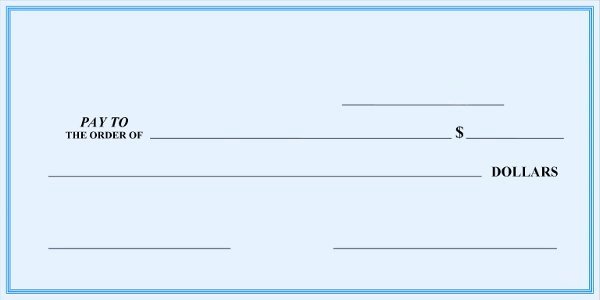 Fake Check Template New Blank Check Template