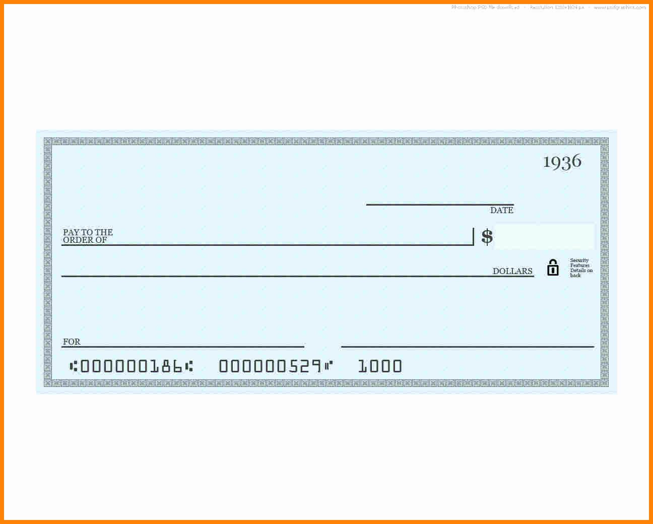 Fake Check Template Word Best Of 5 Fake Payroll Check Template