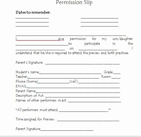 Fake Field Trip form Beautiful 35 Permission Slip Templates &amp; Field Trip forms