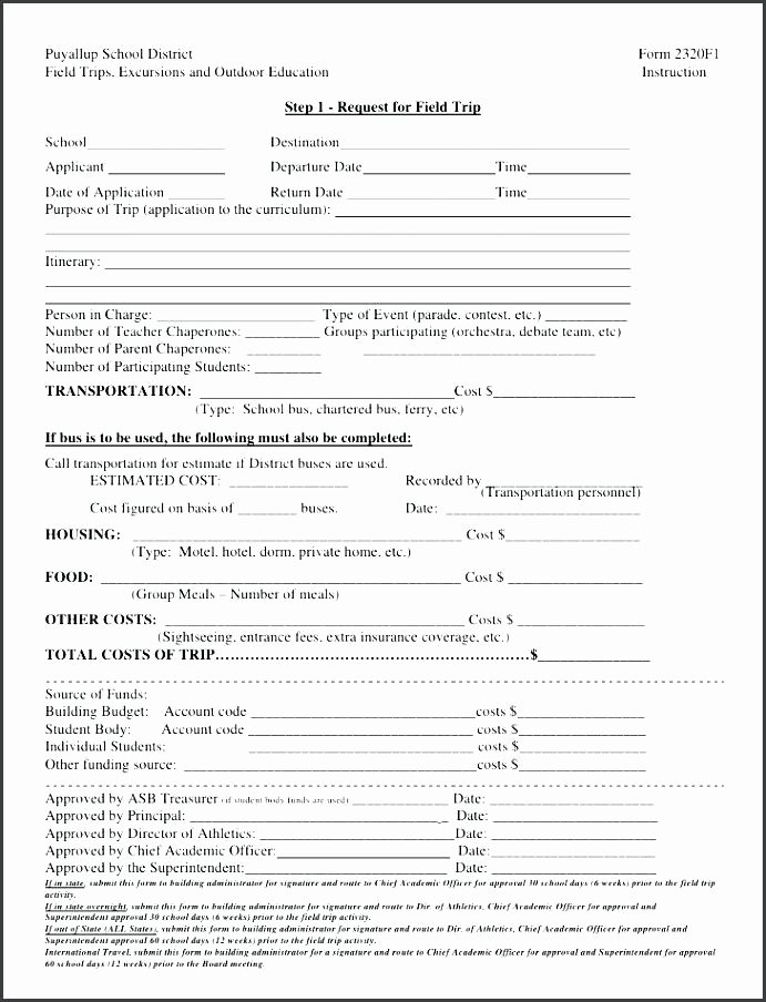 Fake Field Trip form Beautiful Permission Slips Fake for School – Rightarrow Template