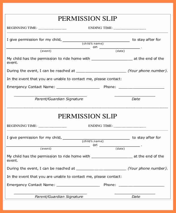 Fake Field Trip form Elegant 12 Fake Permission Slip