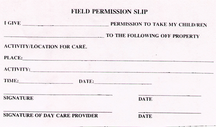 Fake Field Trip form Lovely 9 Feild Trip forms