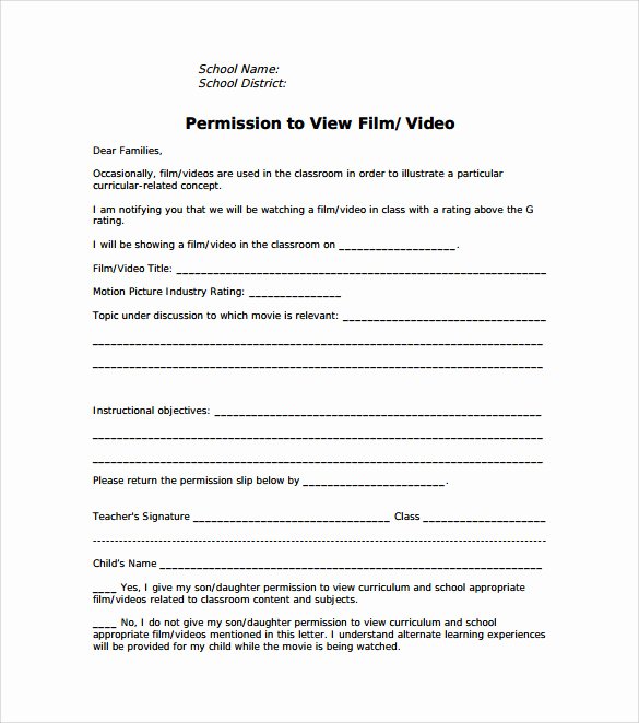 Fake Field Trip form Lovely Permission Slip Template 14 Download Free Documents In