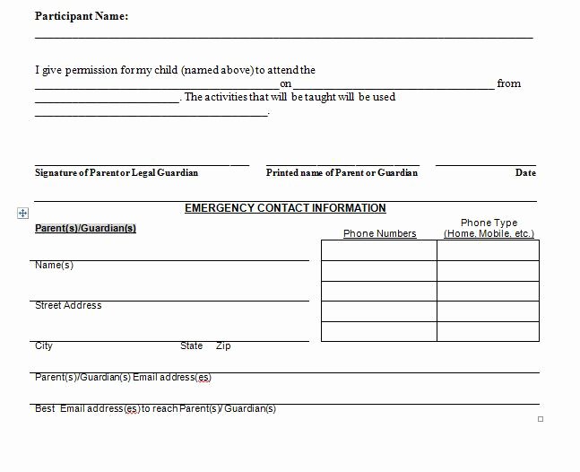 Fake Field Trip form Luxury School Field Trip Permission Slip