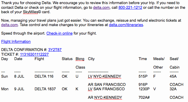 Fake Flight Itinerary Template Beautiful Fake Delta Airlines Itinerary Phishing Scam Ing to An