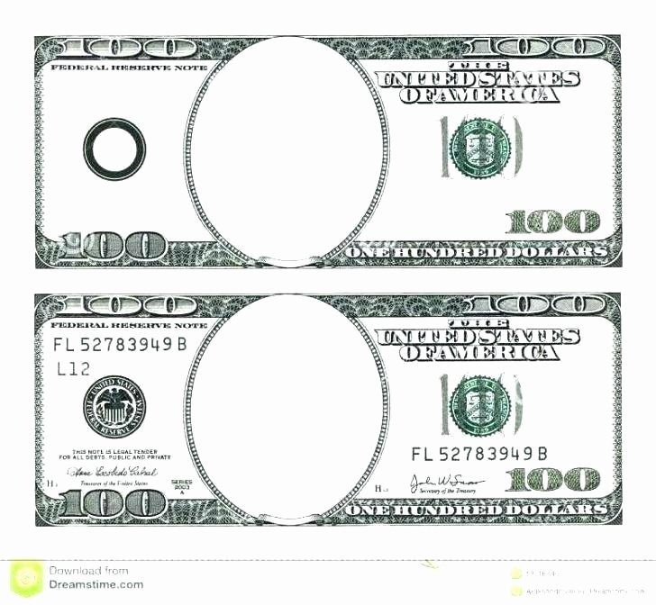 Fake Money Template Awesome Money Template