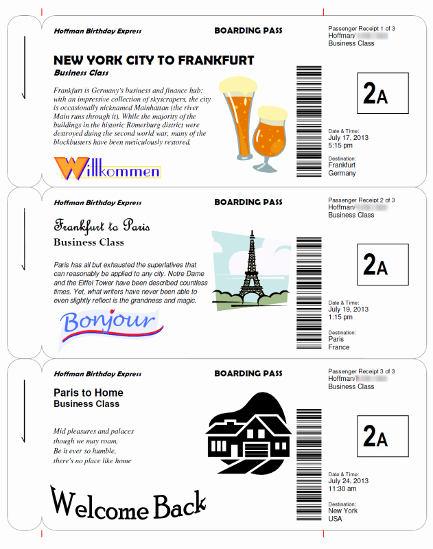 Fake Movie Ticket Generator Best Of Boarding Pass Templates for Invitations &amp; Gifts