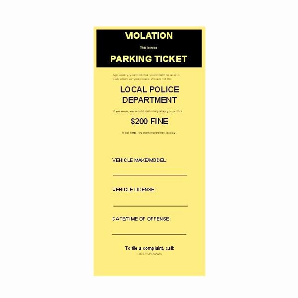 Fake Police Ticket Generator Elegant Download &amp; Use Free Microsoft Publisher Parking Ticket