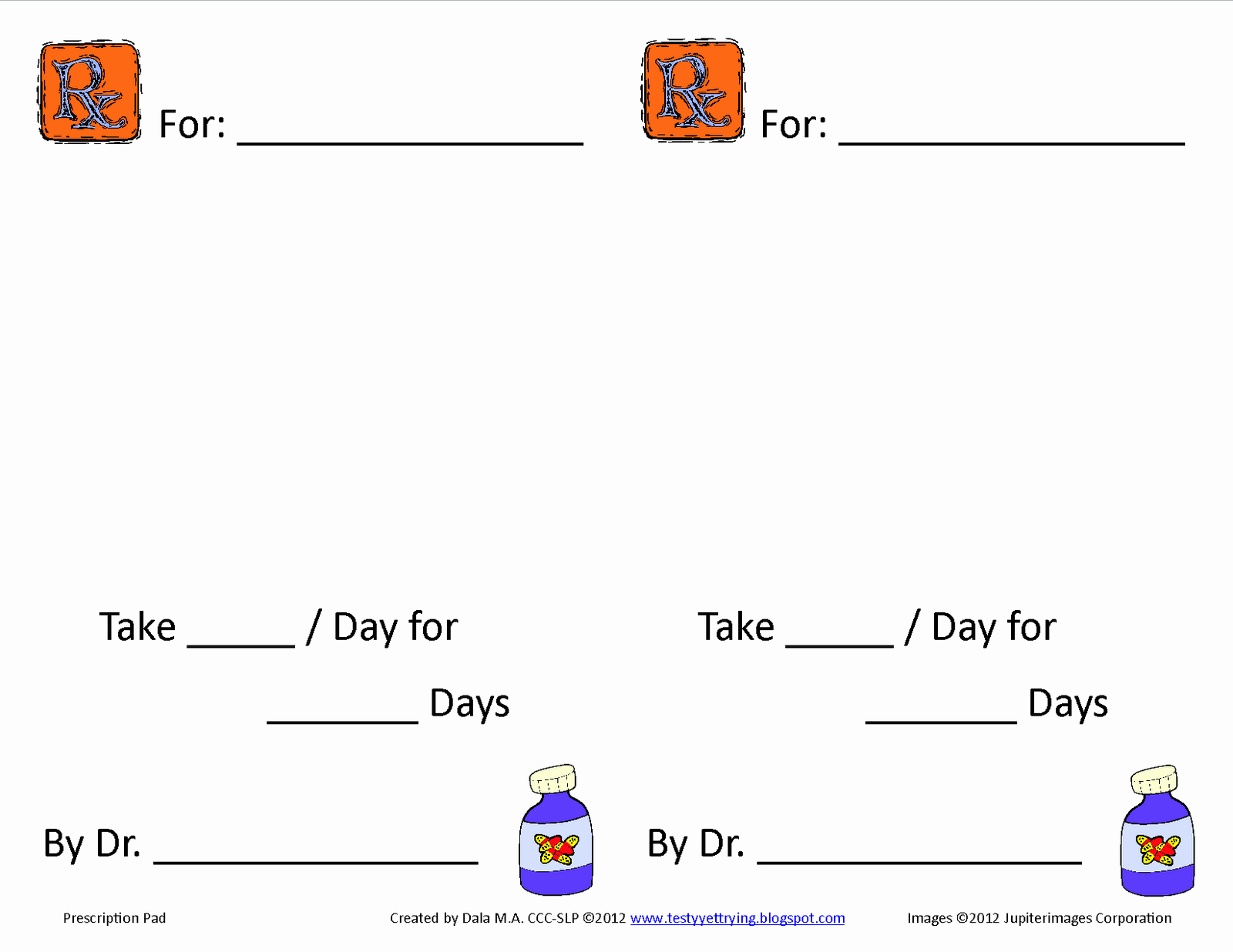 Fake Prescription Label Template New Testy yet Trying Homemade Doctor Kit Accessories Play