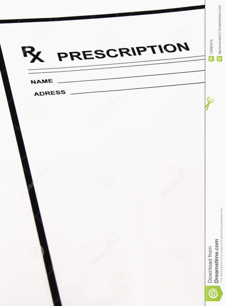 Fake Prescription Pad Template Elegant why You Must Experience Printable
