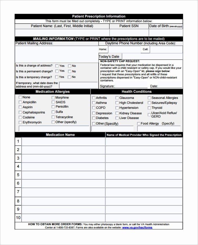 Fake Prescription Template Beautiful 10 Doctor Prescription Templates Pdf Doc