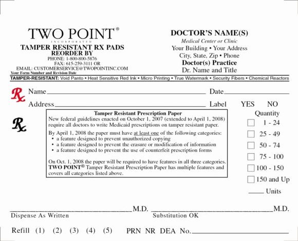 Fake Prescription Template Best Of 32 Real &amp; Fake Prescription Templates Printable Templates