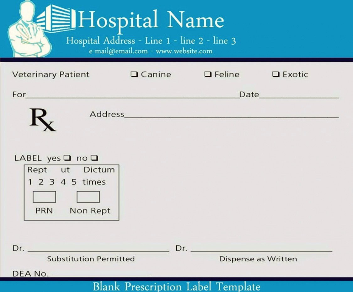 Fake Prescription Template Best Of Fake Std Test Results form forms 6993