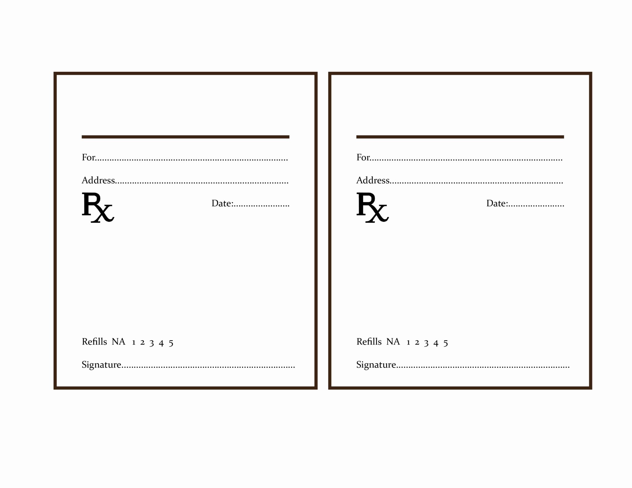 Fake Prescription Template Elegant the Delight Of Paper