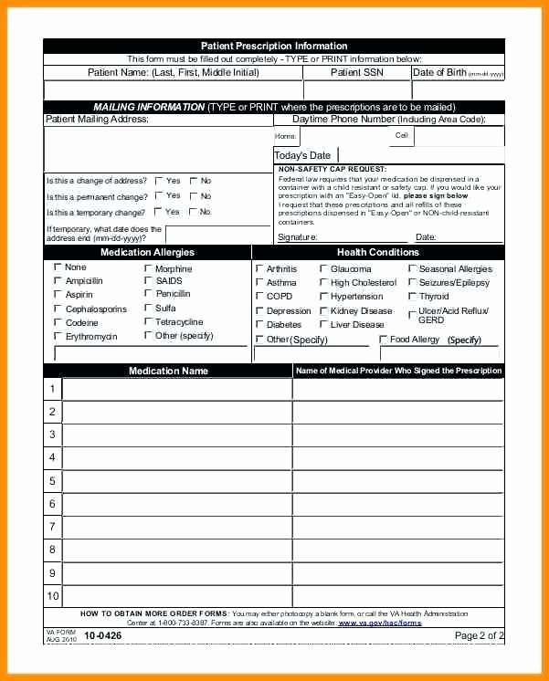 Fake Prescription Template Fresh Fake Medical forms – Wordsbychris