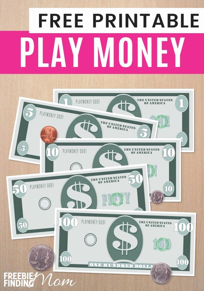 Fake Printable Money Best Of Free Printable Play Money Template