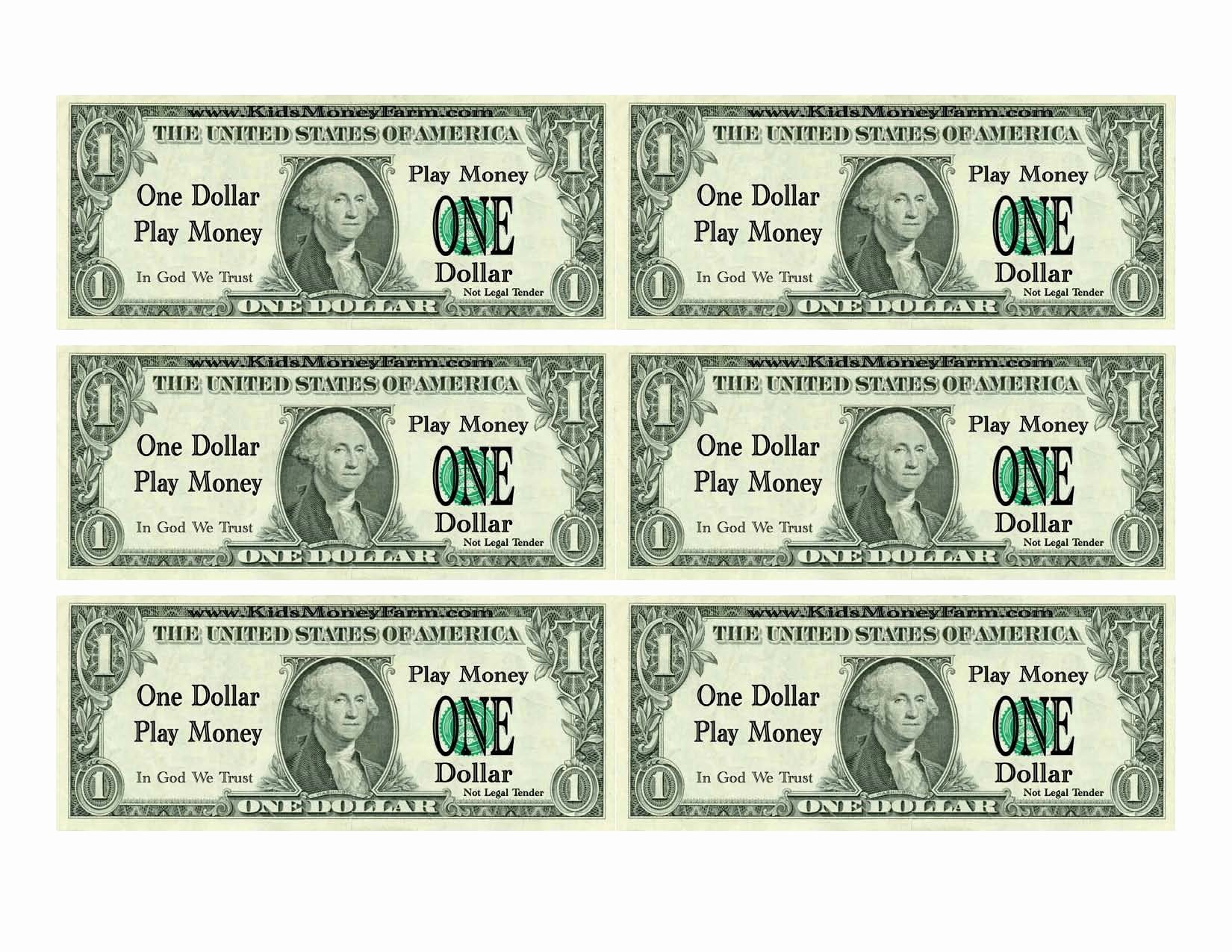 Fake Printable Money Lovely Best S Of Printable Realistic Play Money Printable