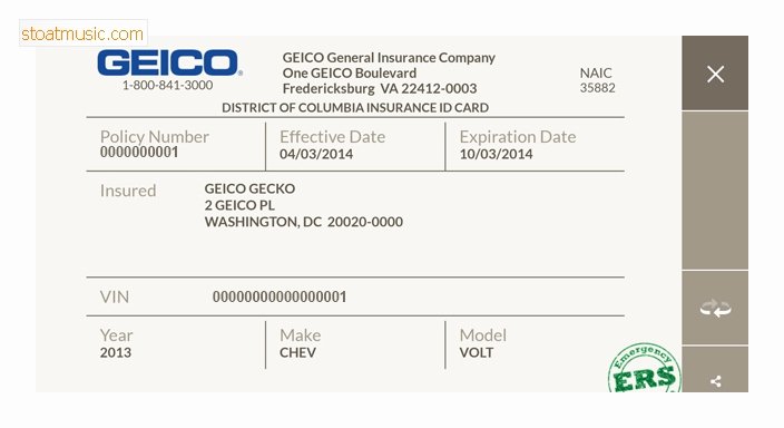 Fake Proof Of Insurance Templates Elegant Fake Insurance Card Template