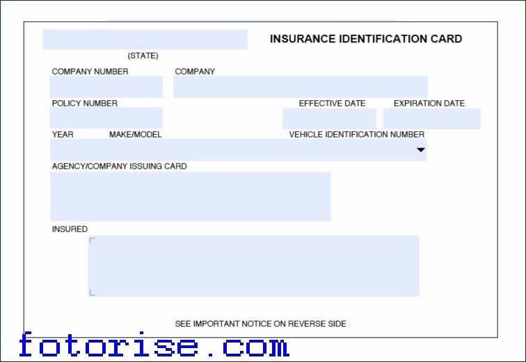 Fake Proof Of Insurance Templates Inspirational Free Fake Auto Insurance Card Template Fake Insurance Card