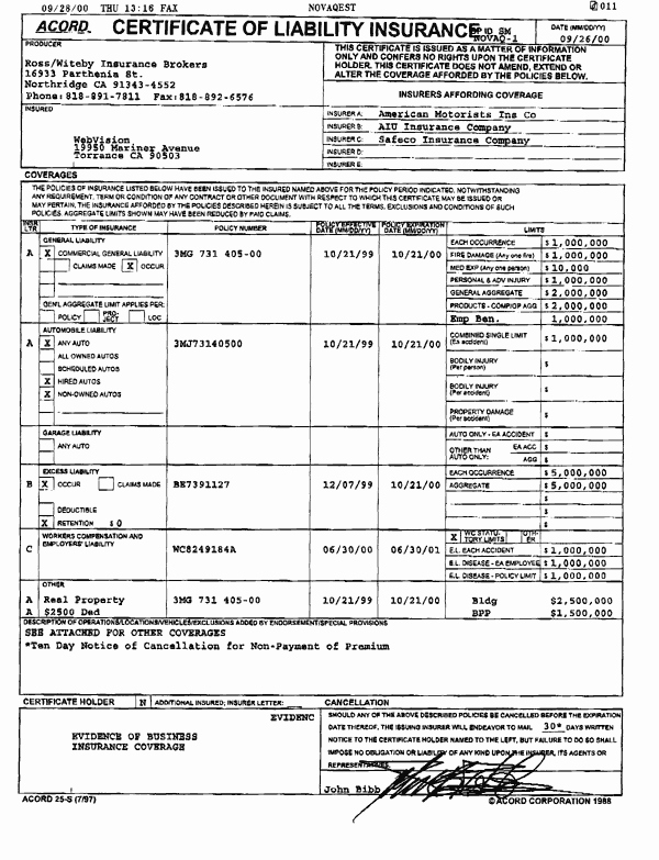 Fake Proof Of Insurance Templates Inspirational Group E Registry Icann Proposal